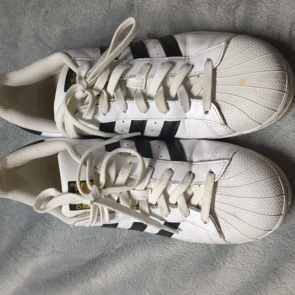 adidas White and Black Sneakers